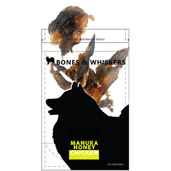 Manuka Honey Chicken treats || Bones & Whiskers