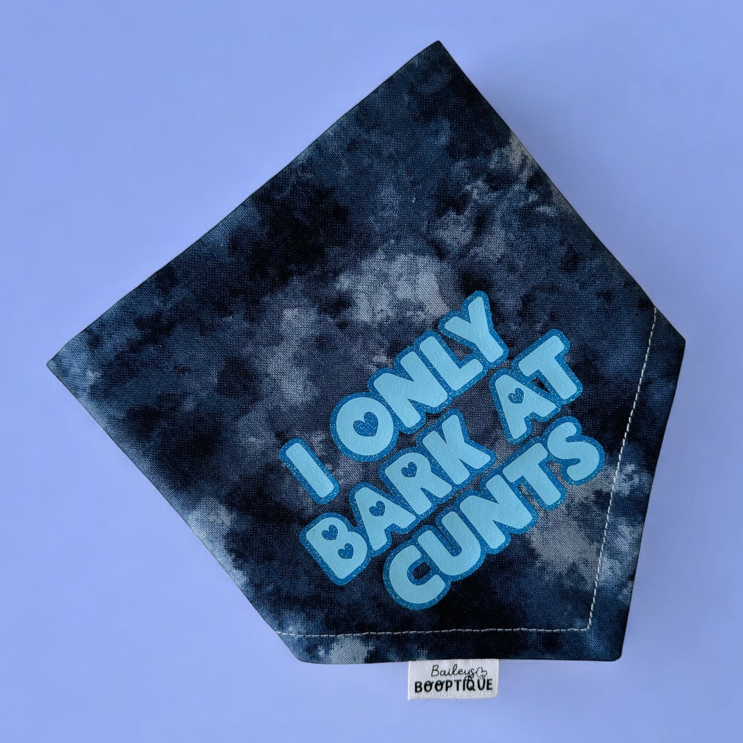 I only bark at cunts custom Bandana