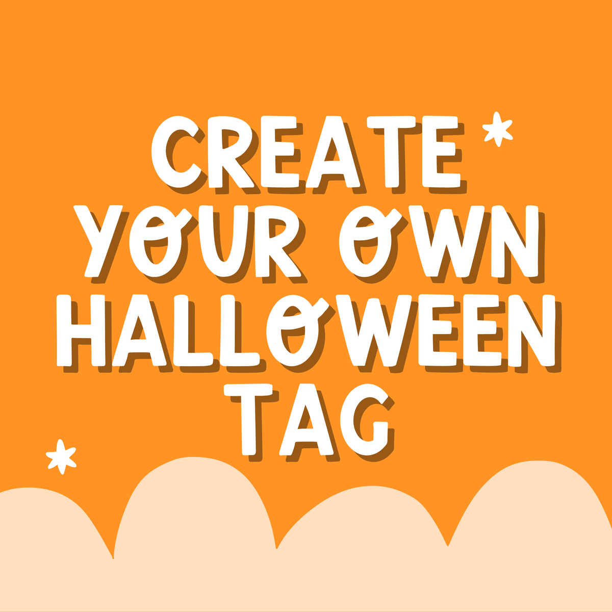 Create Your Own Halloween Resin Pet Tag
