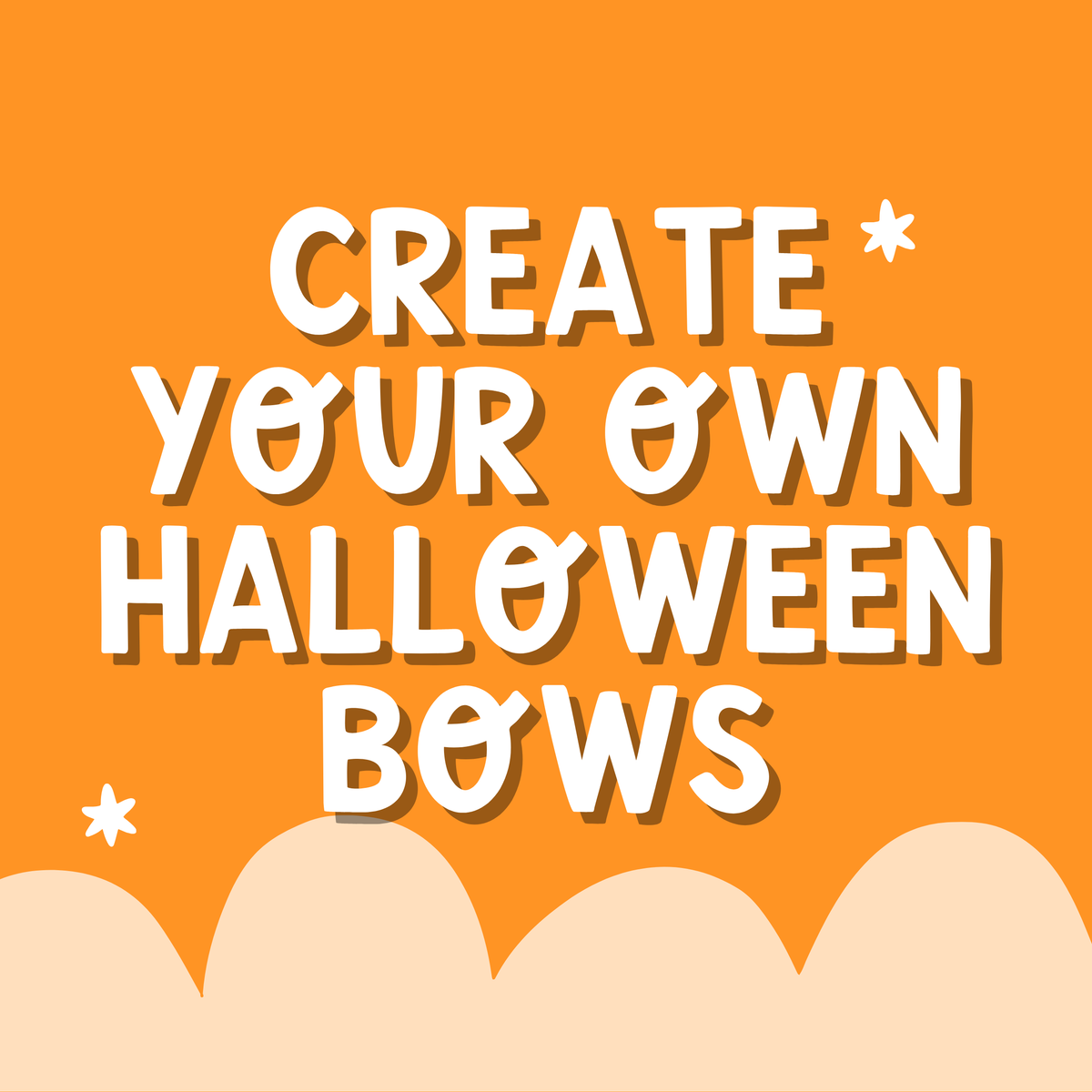 Create your own Halloween Bows