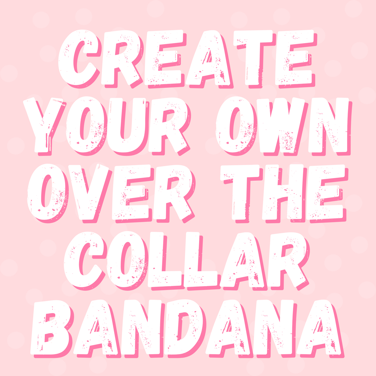 Create your own reversible, Over The Collar bandana