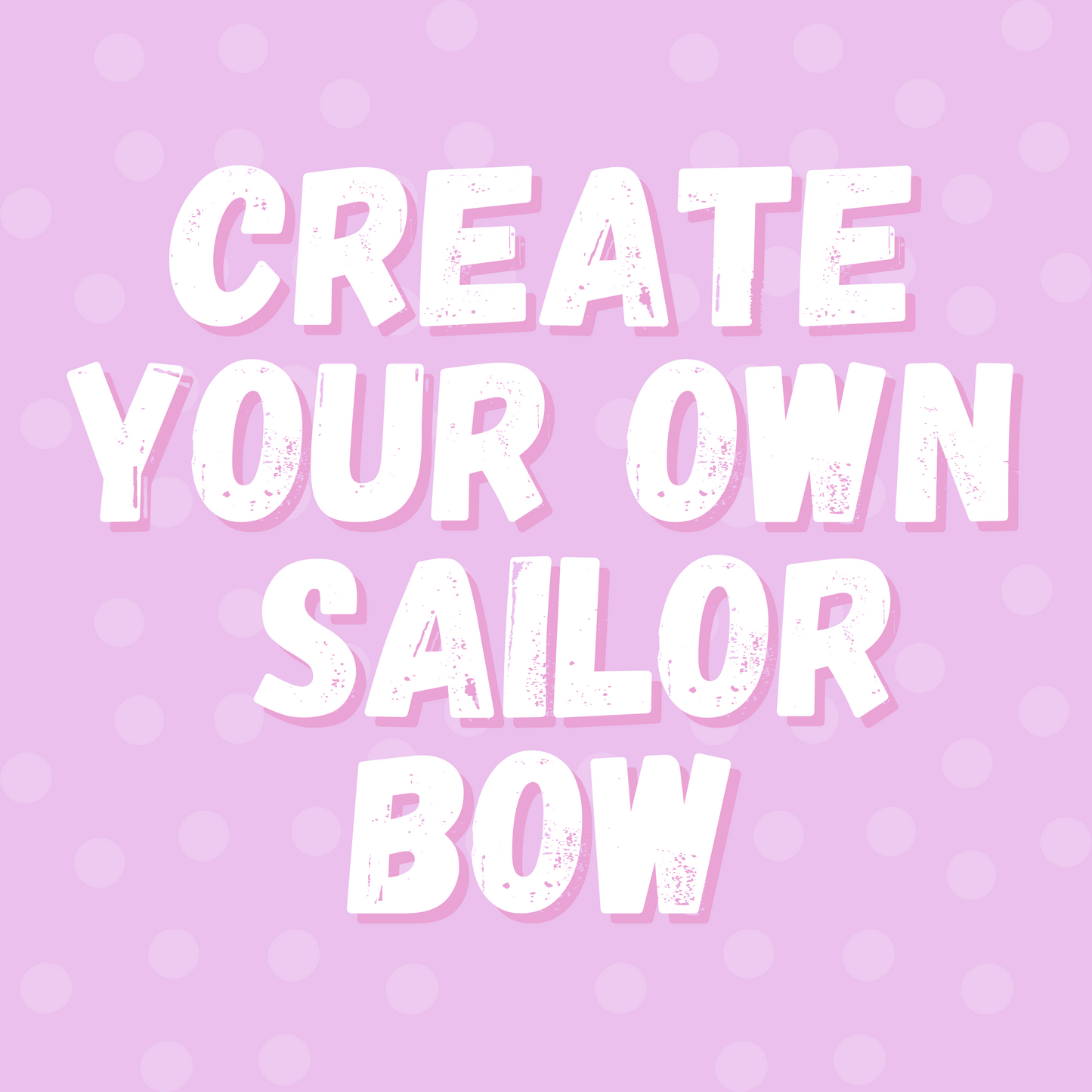 Create your own Sailor Bow