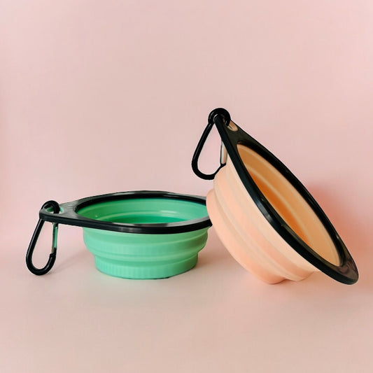 Portable pop up water bowl