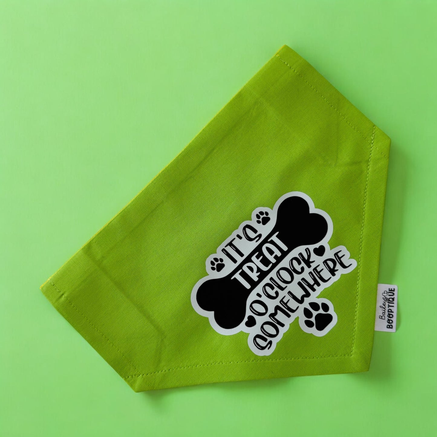It’s Treat O’Clock Somewhere Custom Bandana