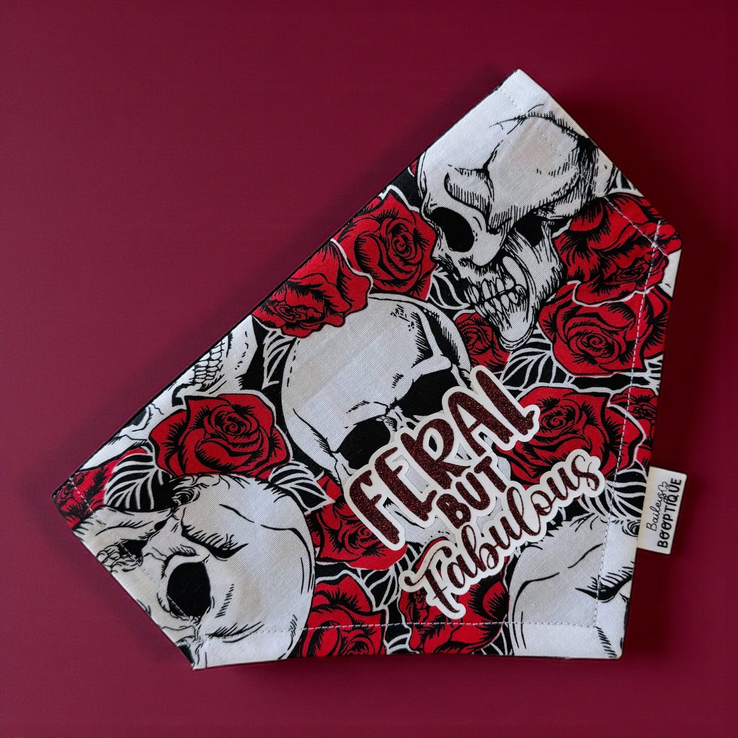 Feral But Fabulous Custom Bandana