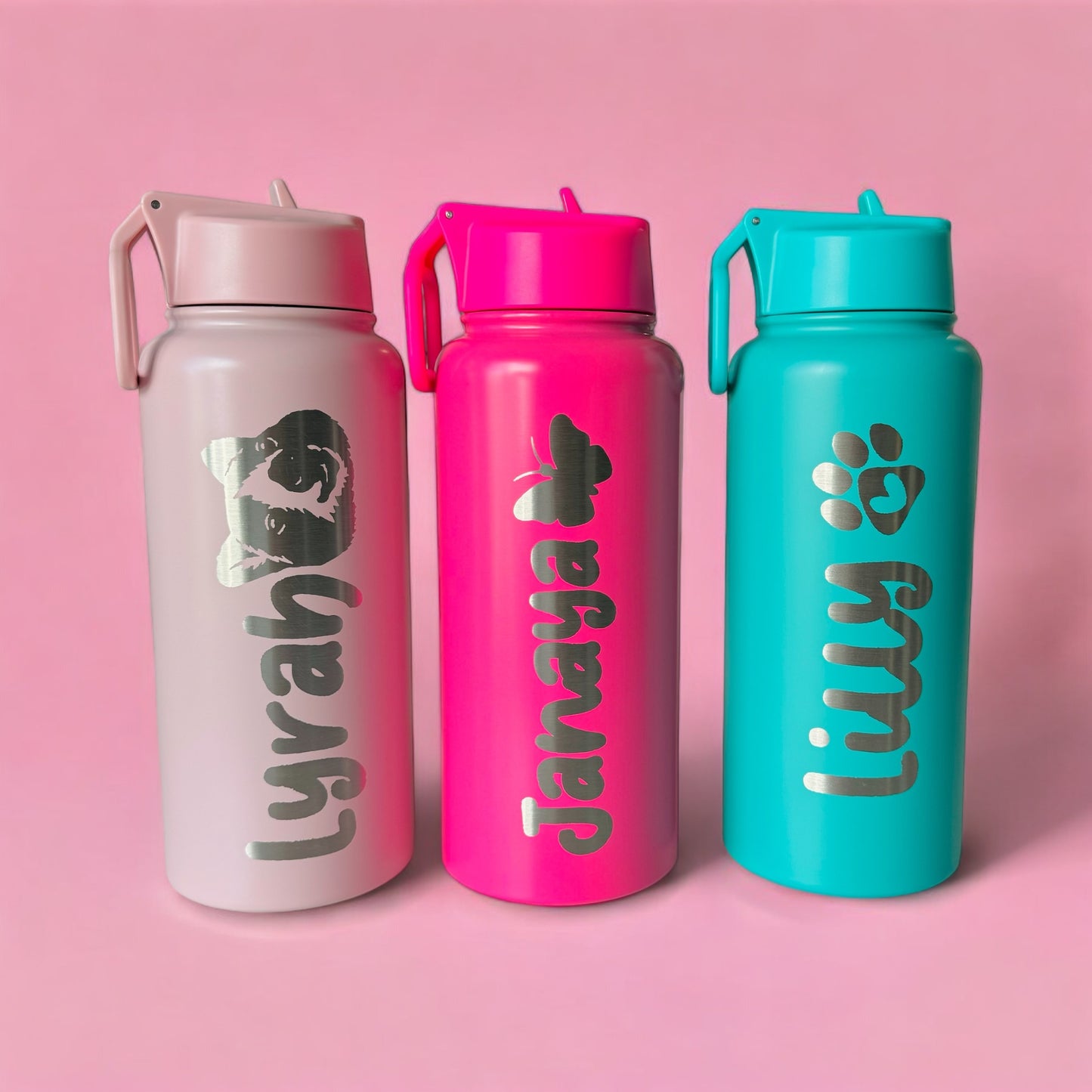 *Clearance* Engraved Stainless Steel Water Bottle