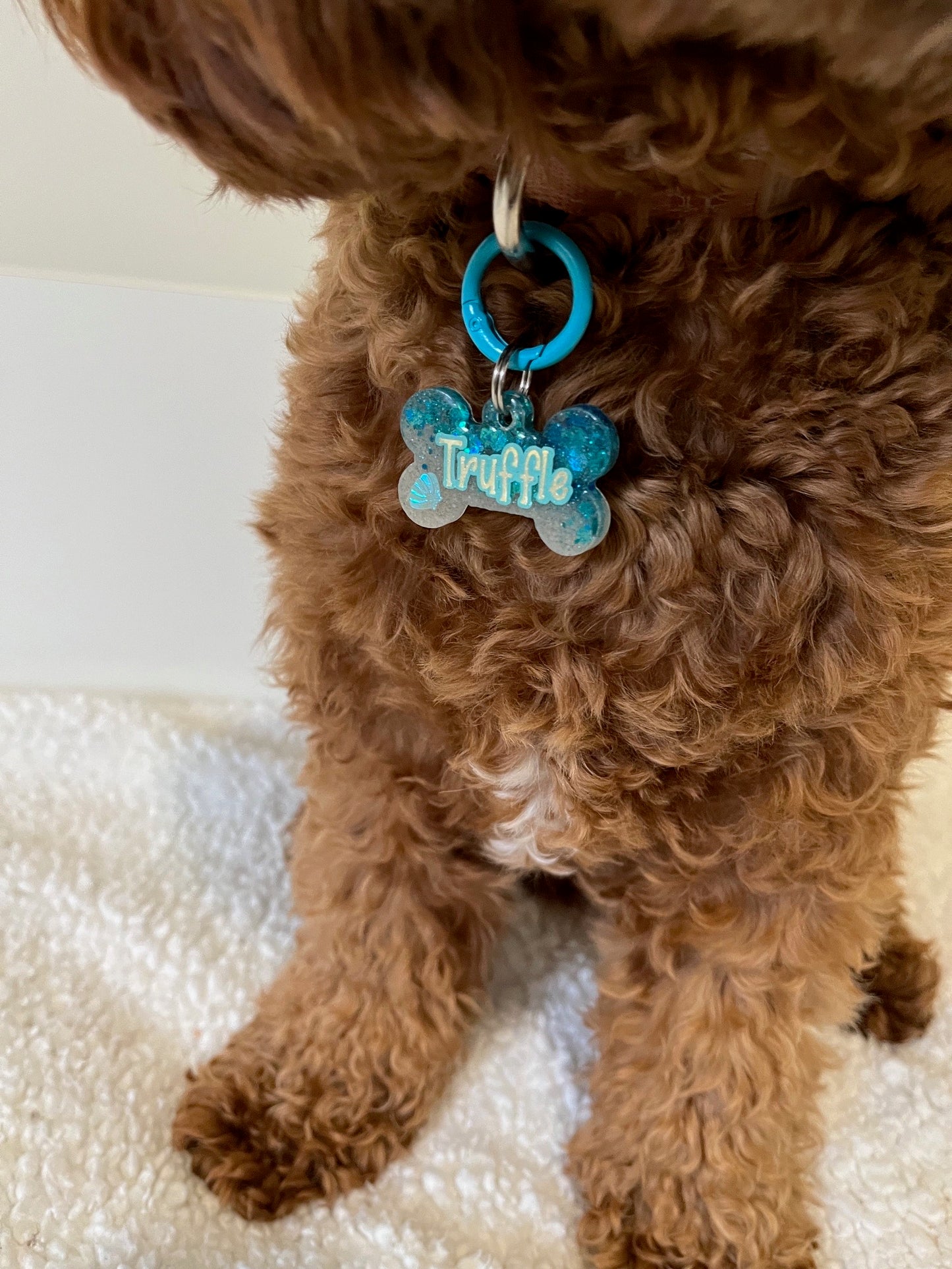 Mermaid Sand Pet ID Tag