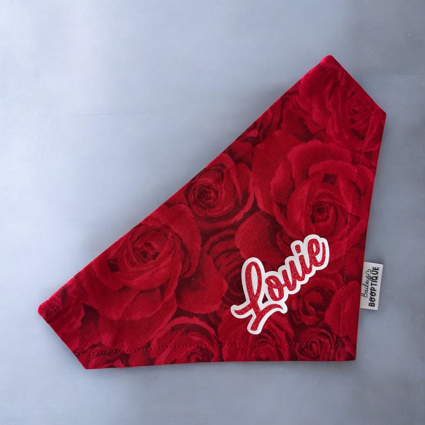 Roses Are Red Custom Bandana