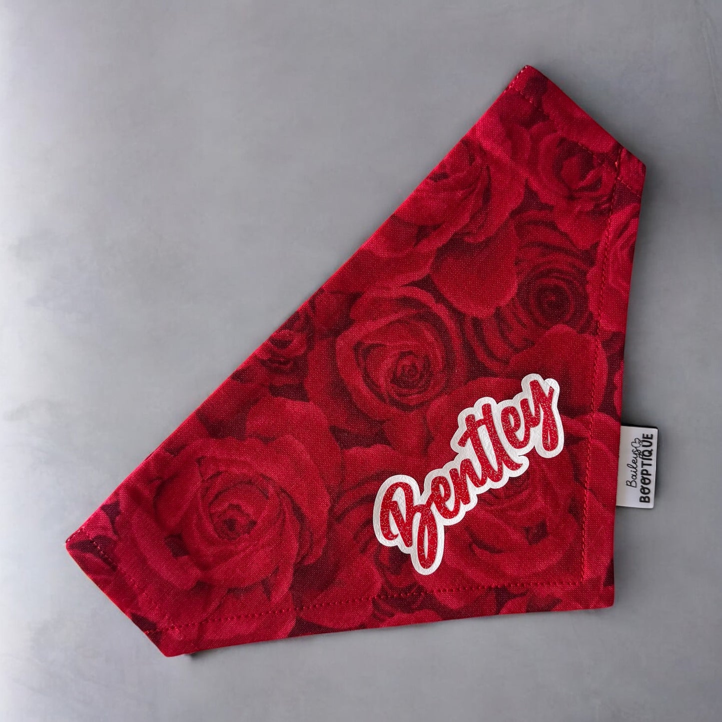 Roses Are Red Custom Bandana
