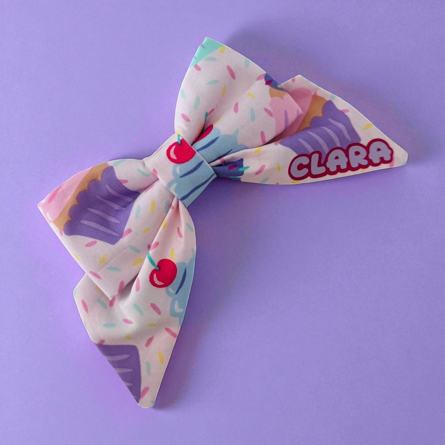 Cupcakes & Sprinkles Collar Bows