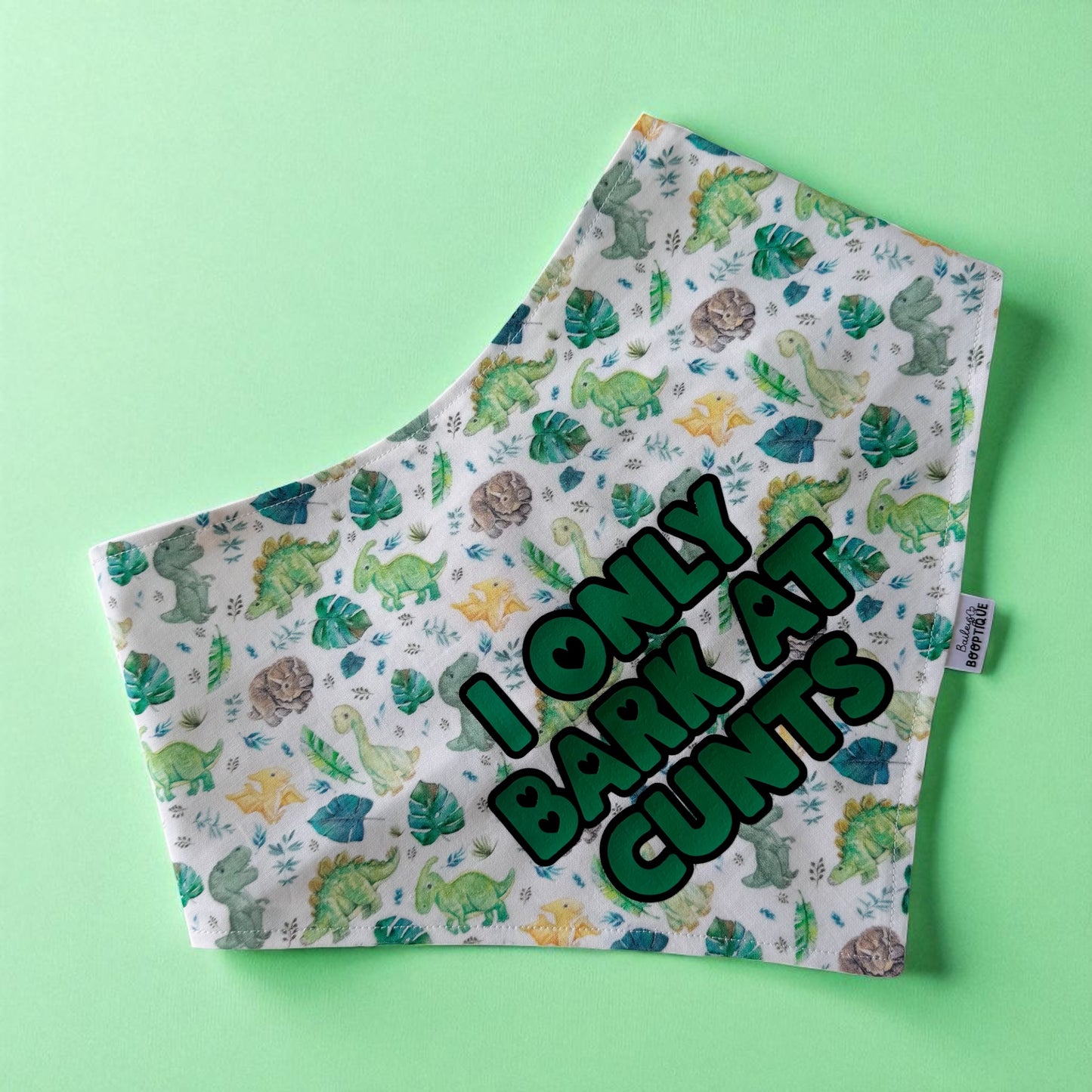 I only bark at cunts custom Bandana