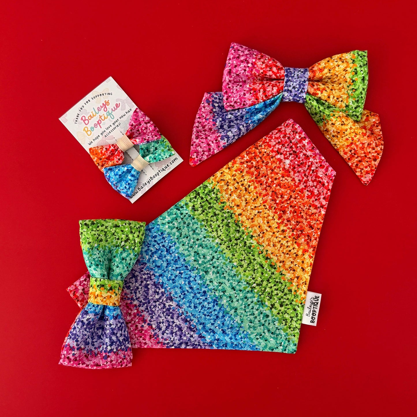 Cupid’s Colorburst Collar Bows