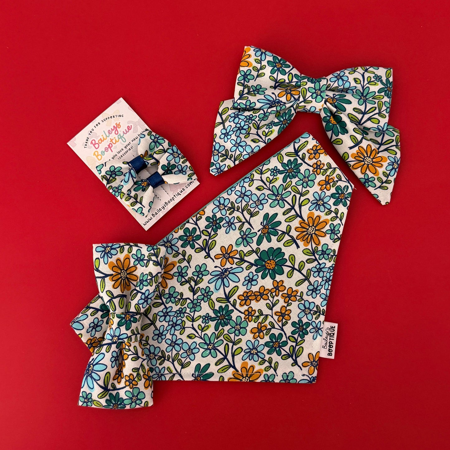 Bouquet Bliss Collar Bows