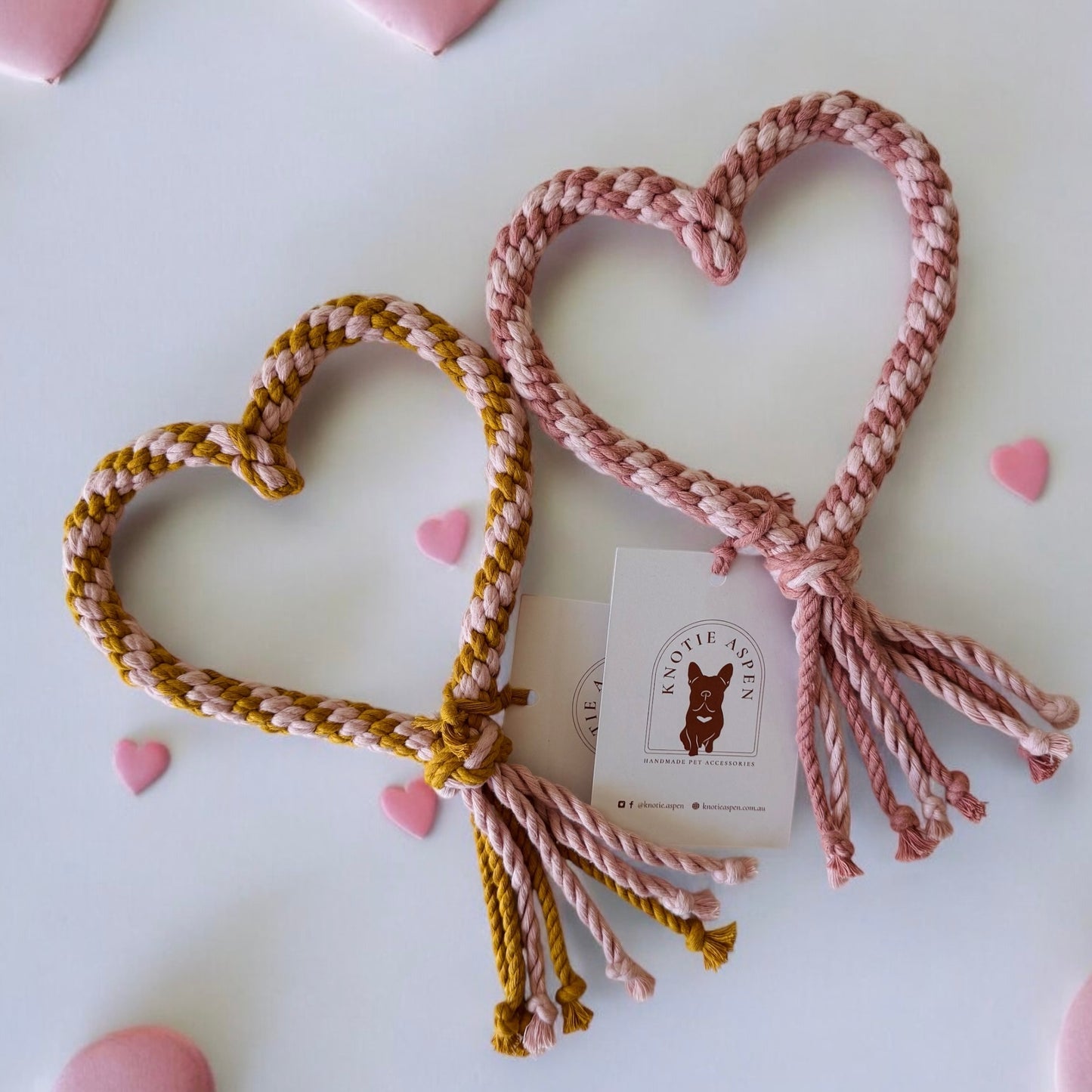 Knotie Aspen Love Heart Tug Toy