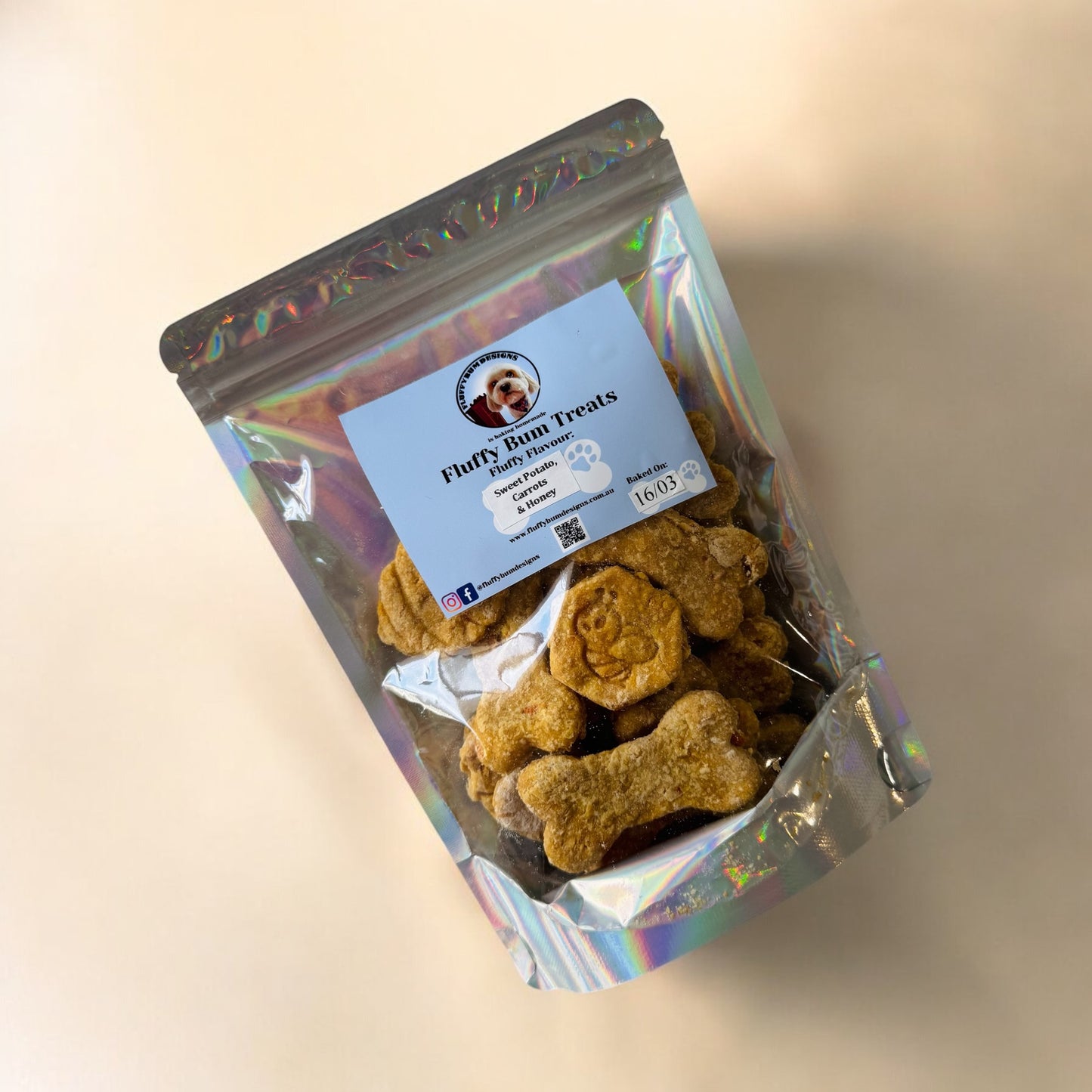 Sweet Potato, Carrots & Honey Treats || Fluffy Bum Treats