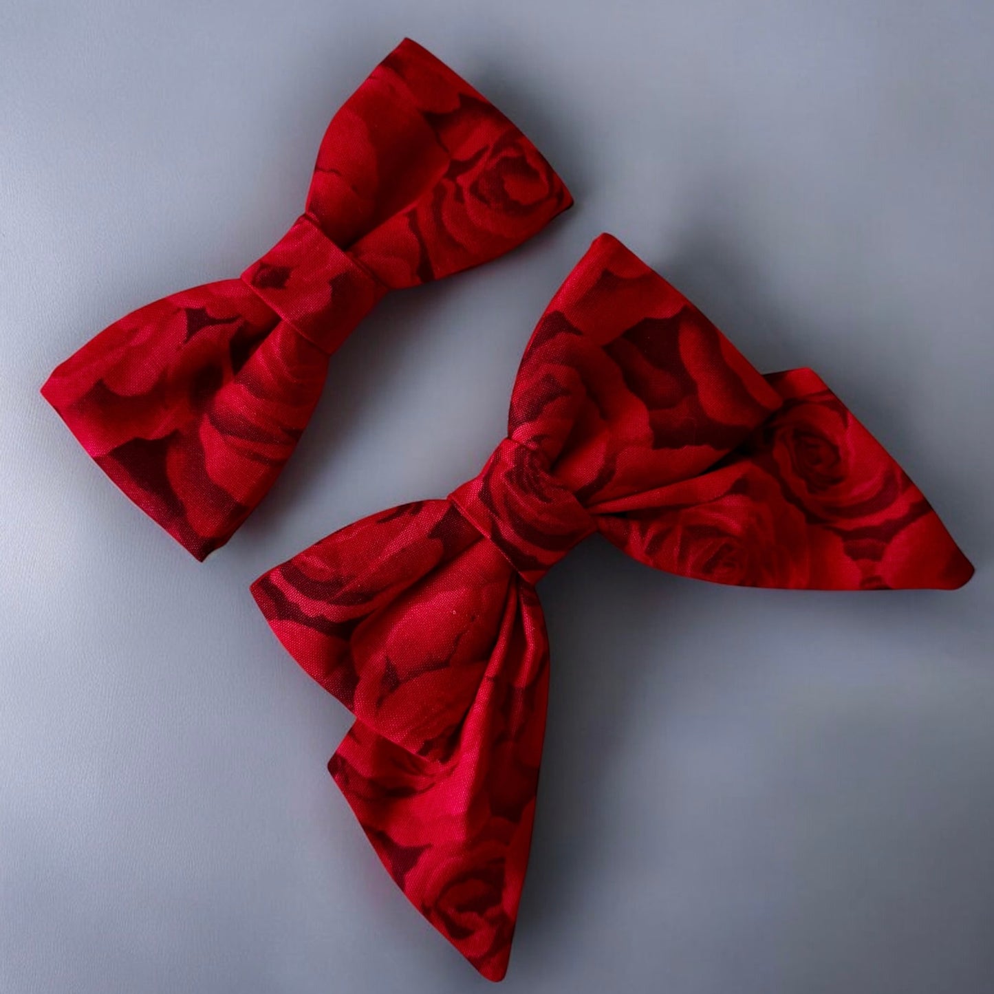 Roses Are Red Collar Bows
