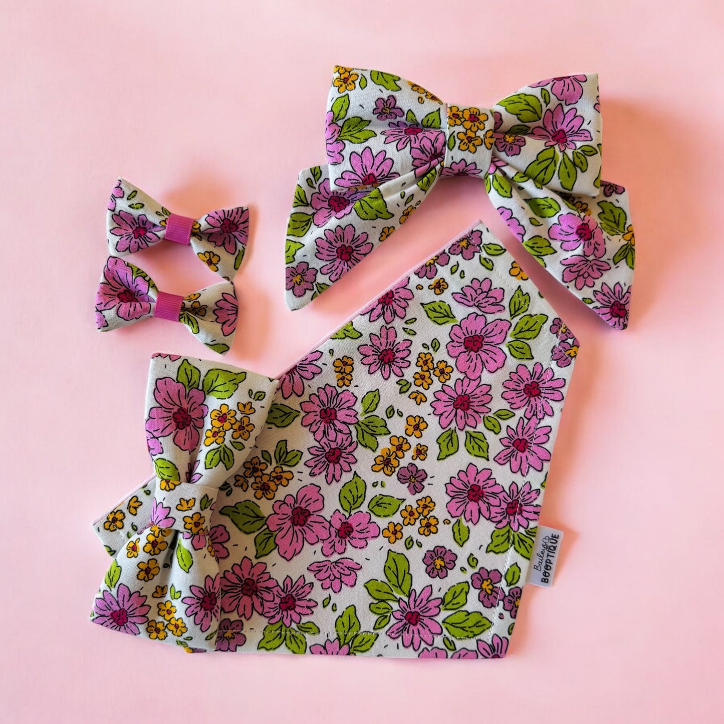 Garden Party Mini Hair Bows
