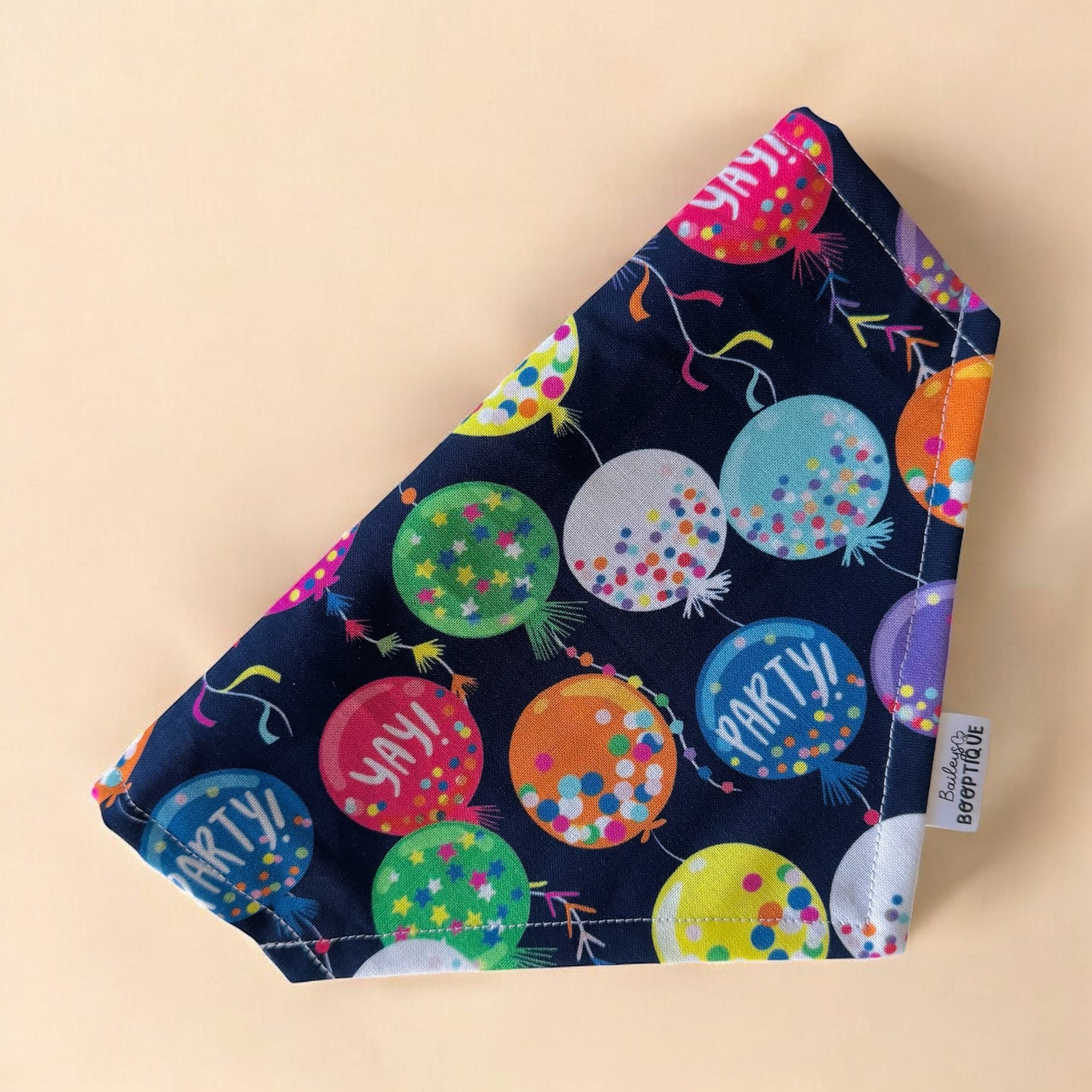 Happy B'day Balloons Custom Bandana