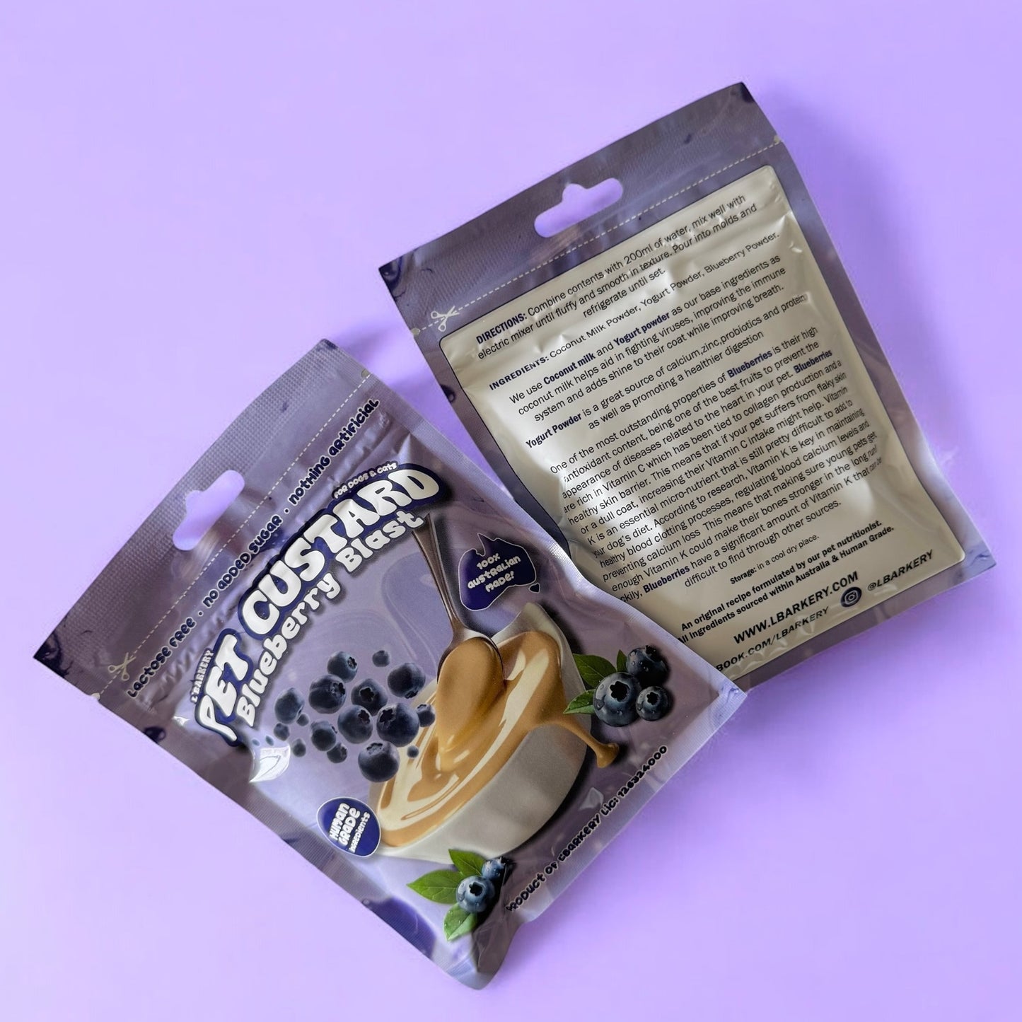 L’Barkery Blueberry Blast Custard
