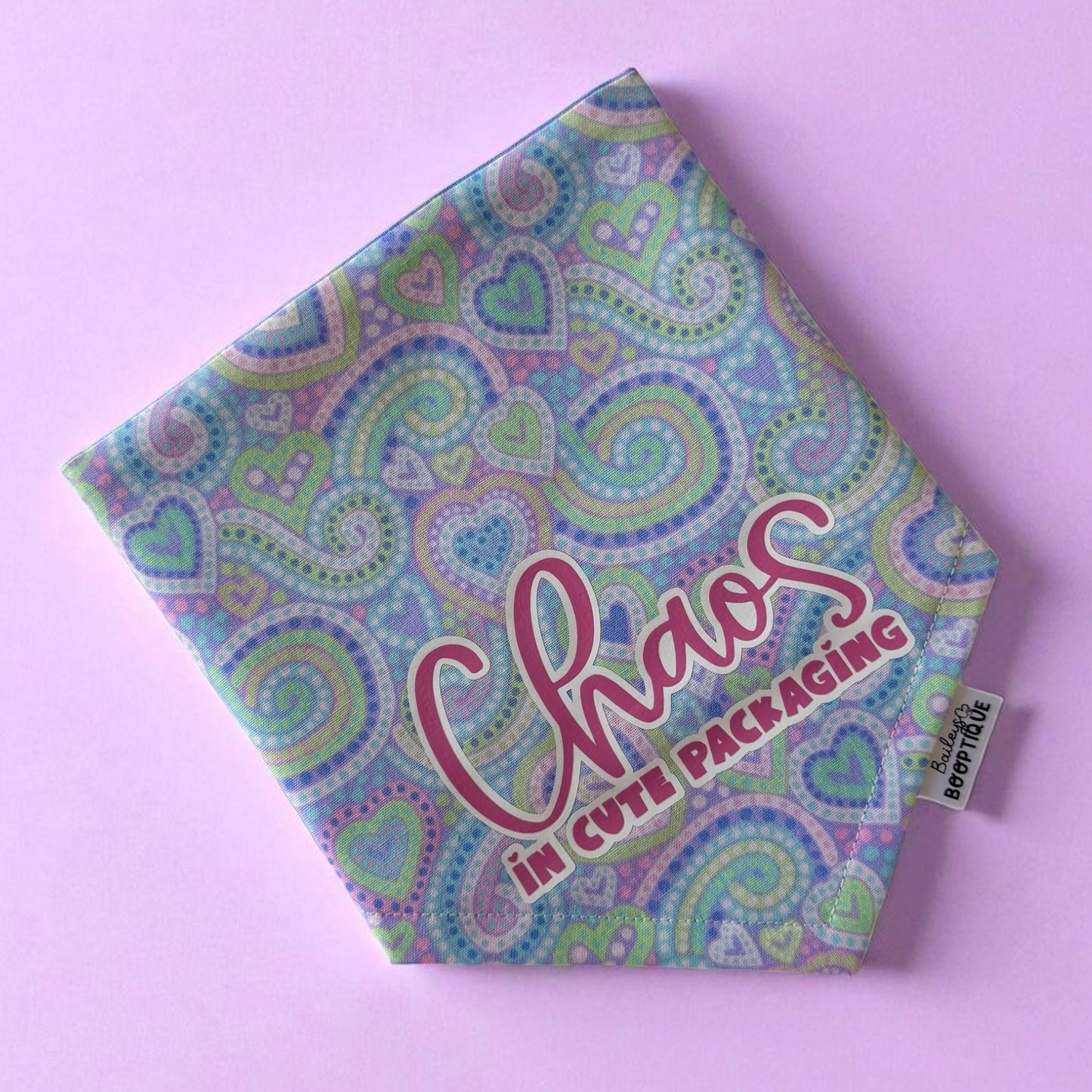 Chaos In Cute Packaging Custom Bandana