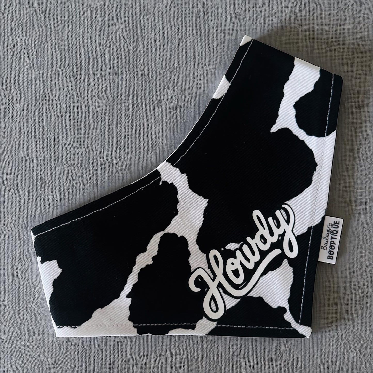 Howdy Cow Print Bandana