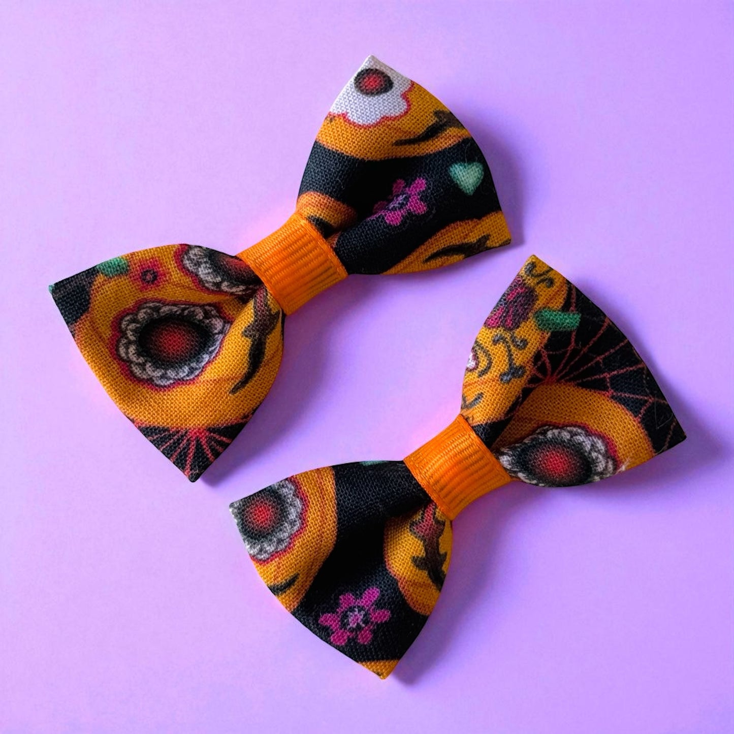 Pretty Pumpkins Mini Hair Bows