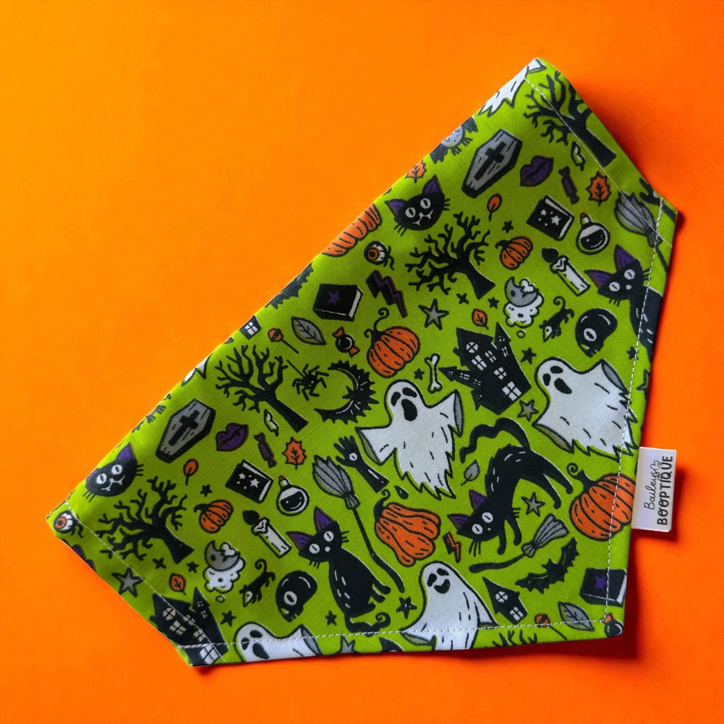Green Ghosty's Custom Halloween Bandana