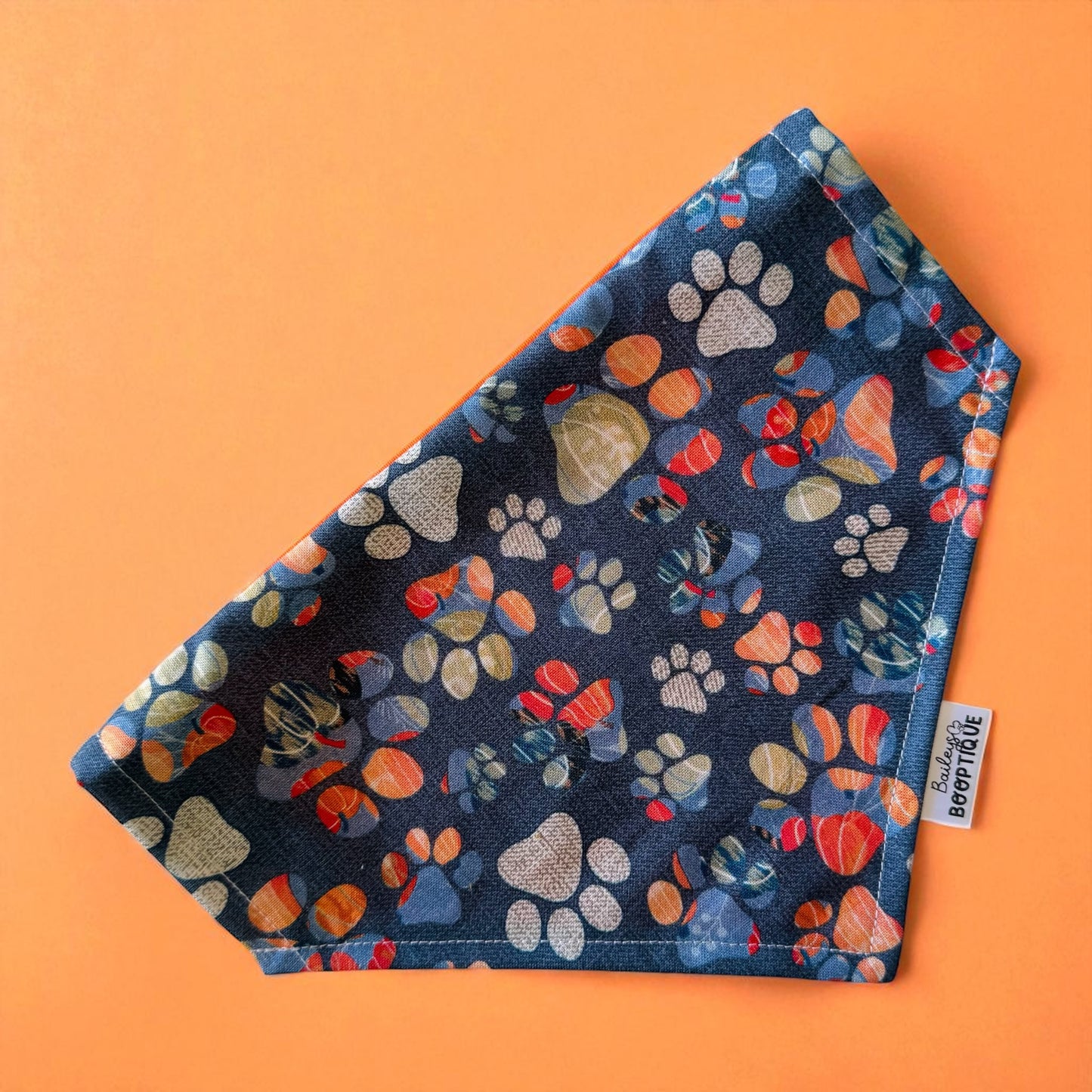 Pumpkin Paws Custom Halloween Bandana