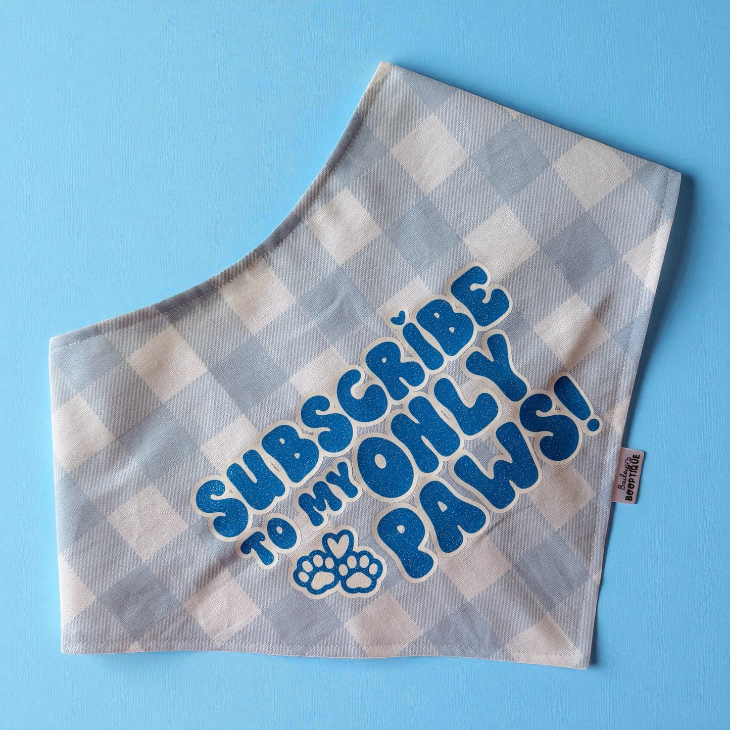 Subscribe To My Only Paws custom Bandana