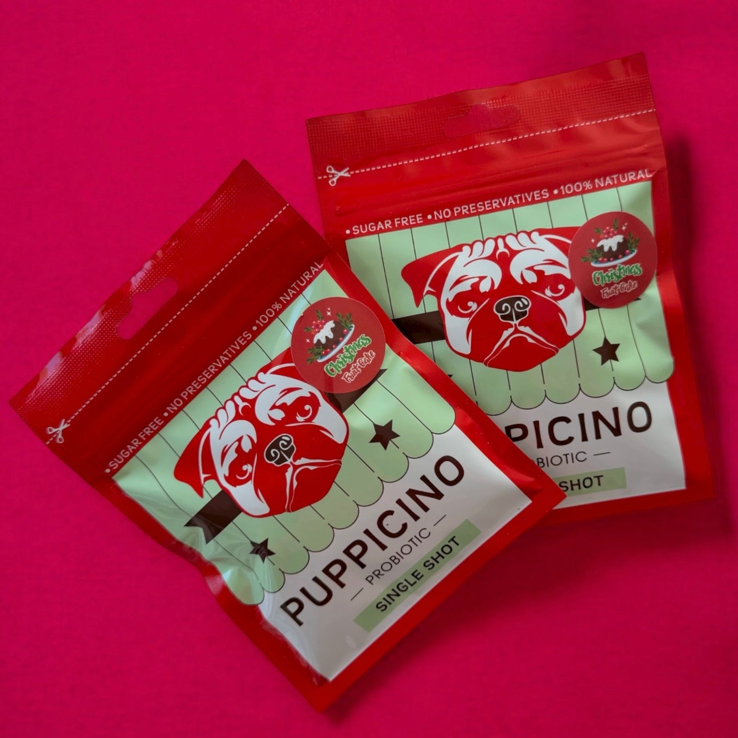 Christmas Fruitcake Puppicino Probiotic Sachet