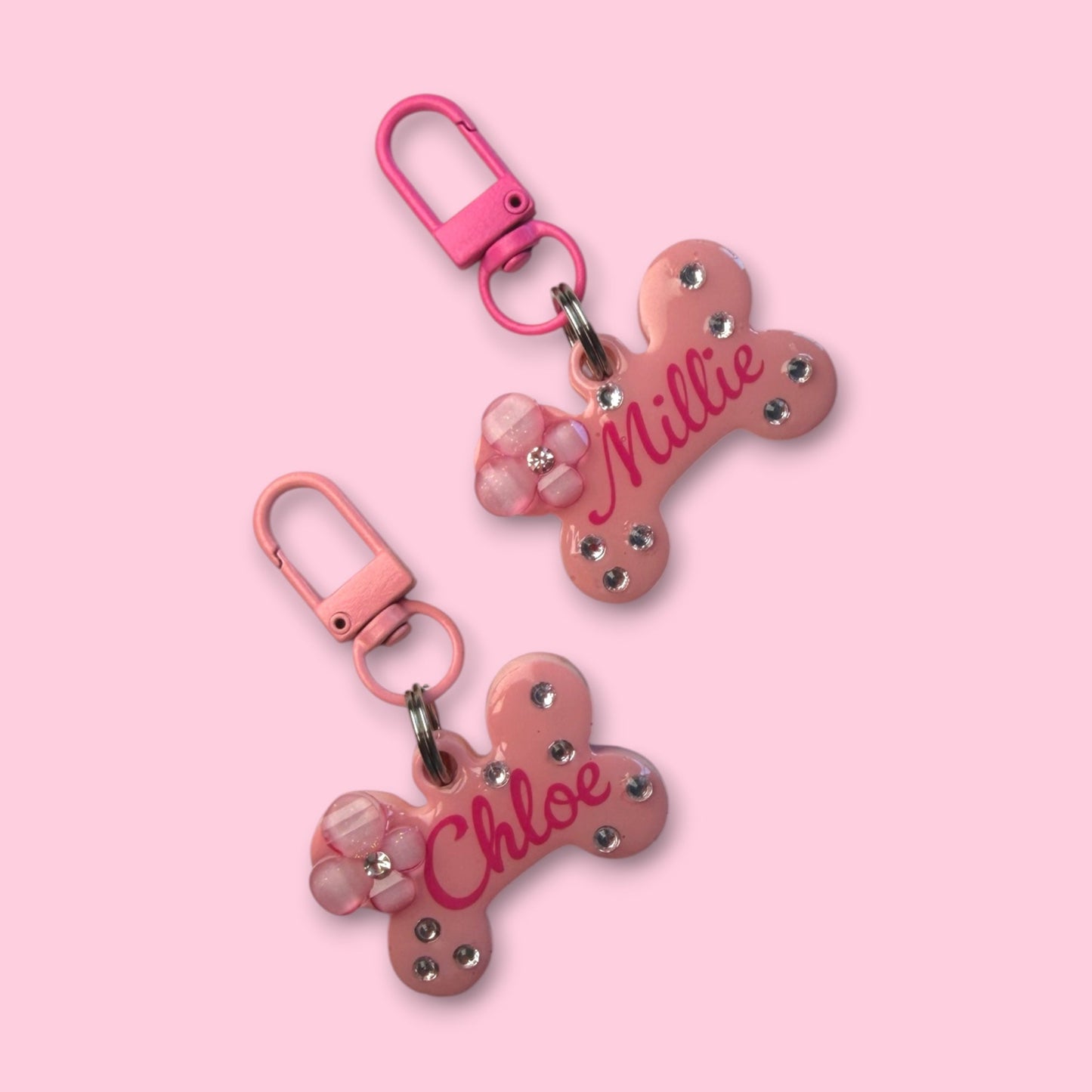 Butterfly & Bling Pet ID Tag