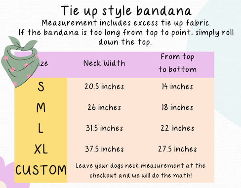 Create your own Tie up bandana