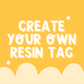 Create Your Own Resin Pet Tag