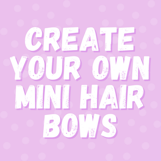 Create Your Own Fabric Mini Hair Bows