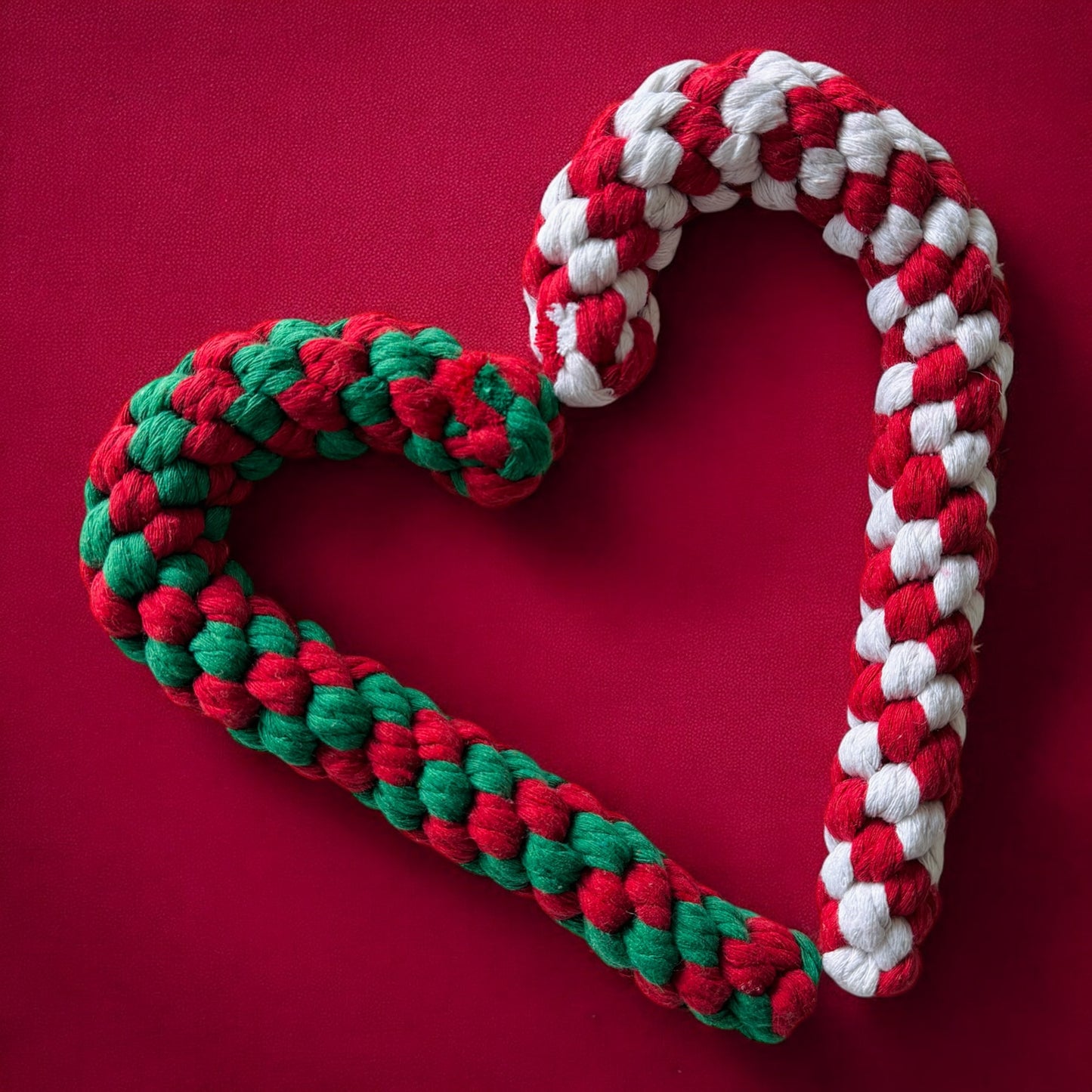 Christmas Candy Cane Rope Toy