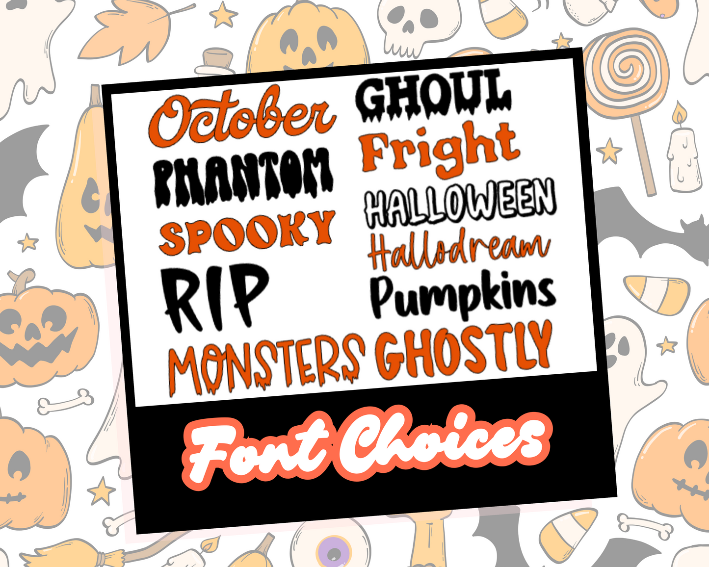 Cute & Creepy Custom Halloween Bandana