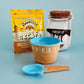 Blue Ice Cream Bowl & Spoon