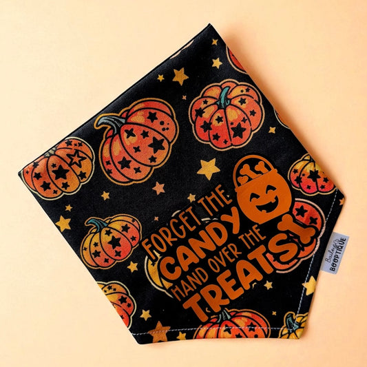 Starlit Pumpkins Custom Halloween Bandana