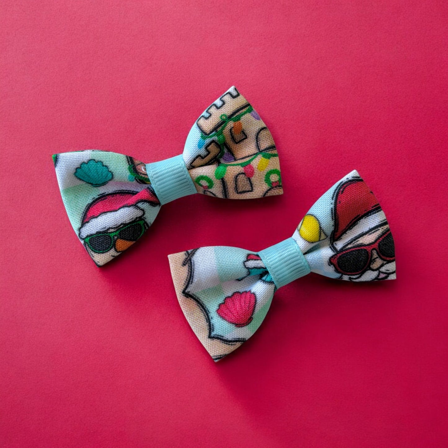 Christmas Down Under Mini Hair Bows