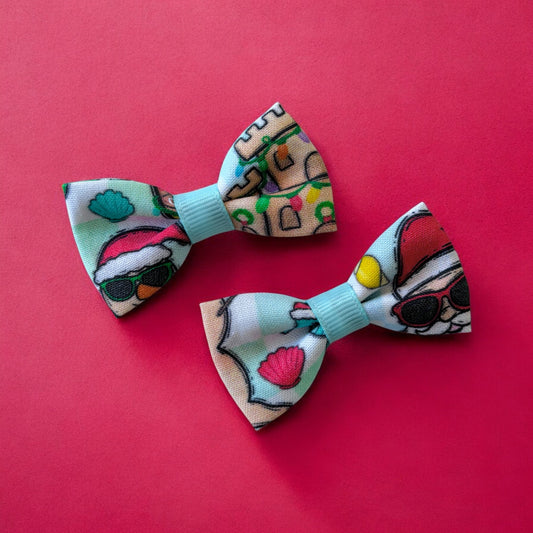 Christmas Down Under Mini Hair Bows