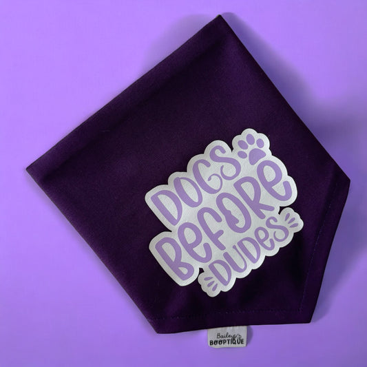 Dogs Before Dudes Bandana
