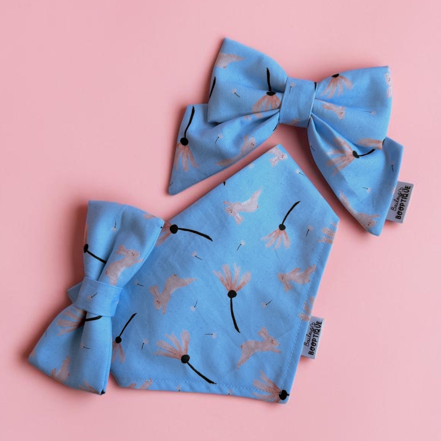 Cottontail Wishes Custom Bandana