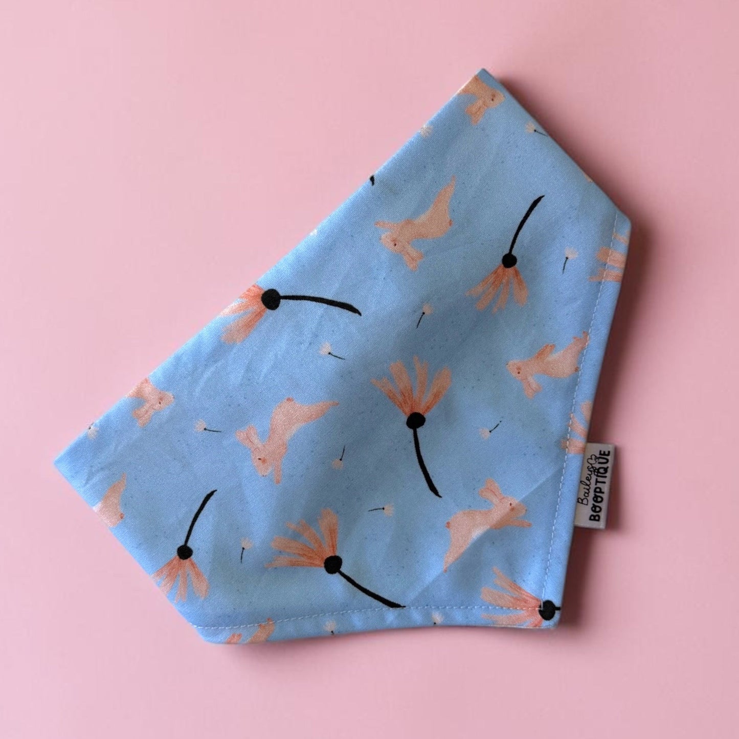 Cottontail Wishes Custom Bandana