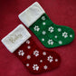 Personalised Pet Christmas Stockings; 2 Colours