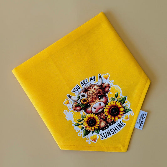 You are my sunshine cow Bandana
