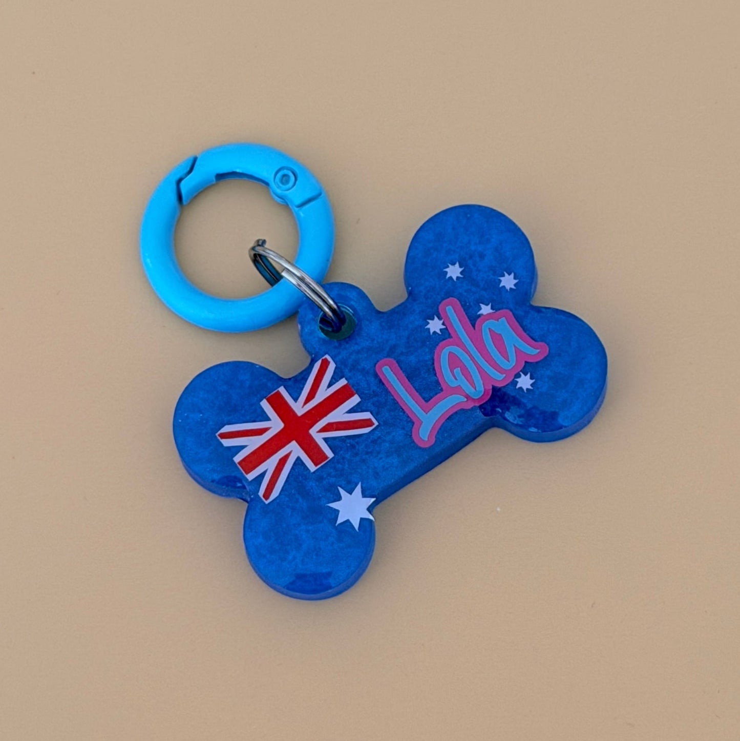 Australian Flag Pet ID Tag