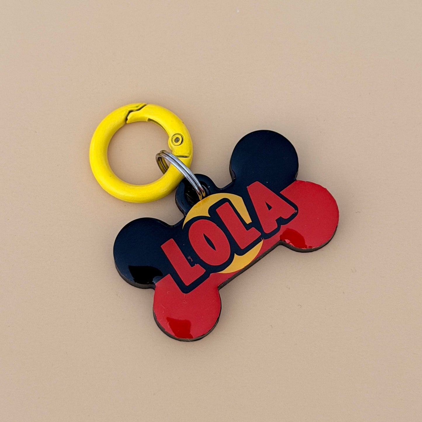 Aboriginal Flag Pet ID Tag