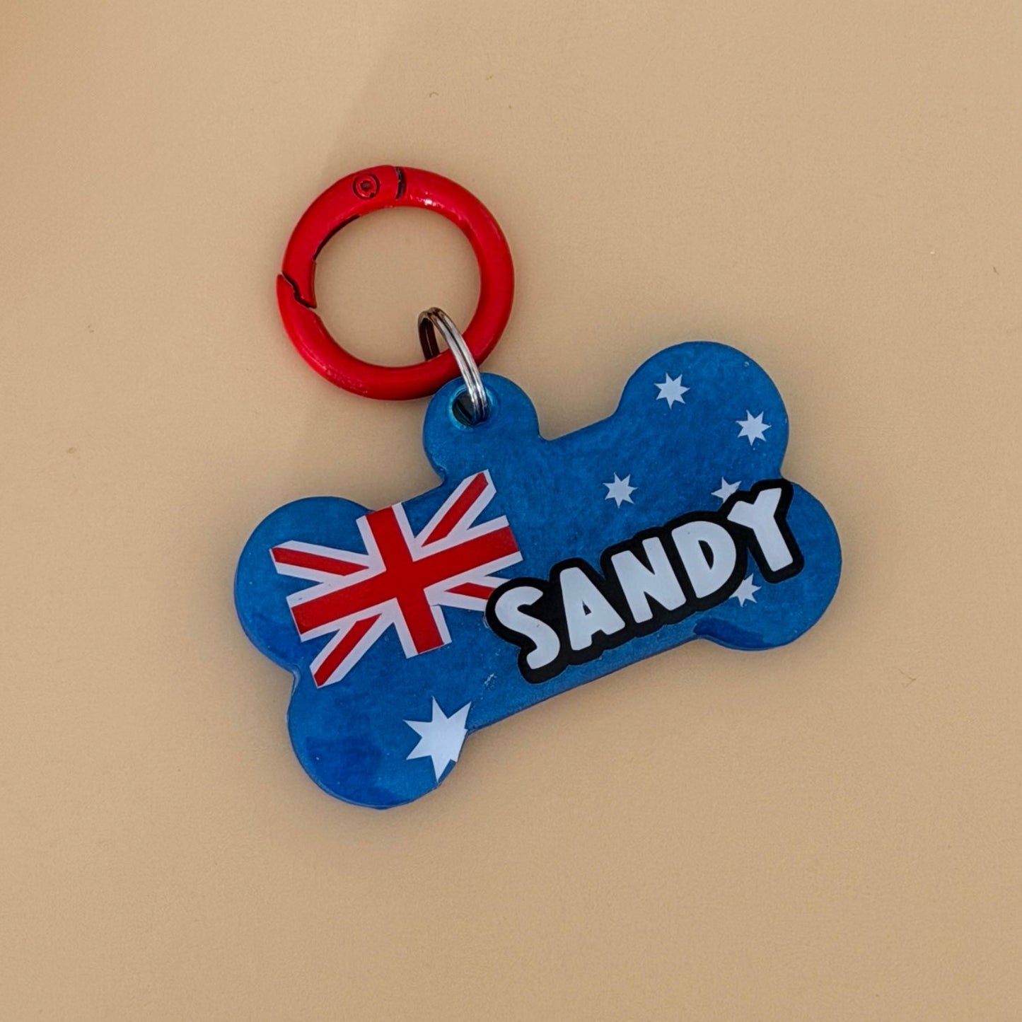 Australian Flag Pet ID Tag