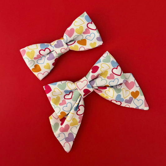 Heartfelt Collar Bows