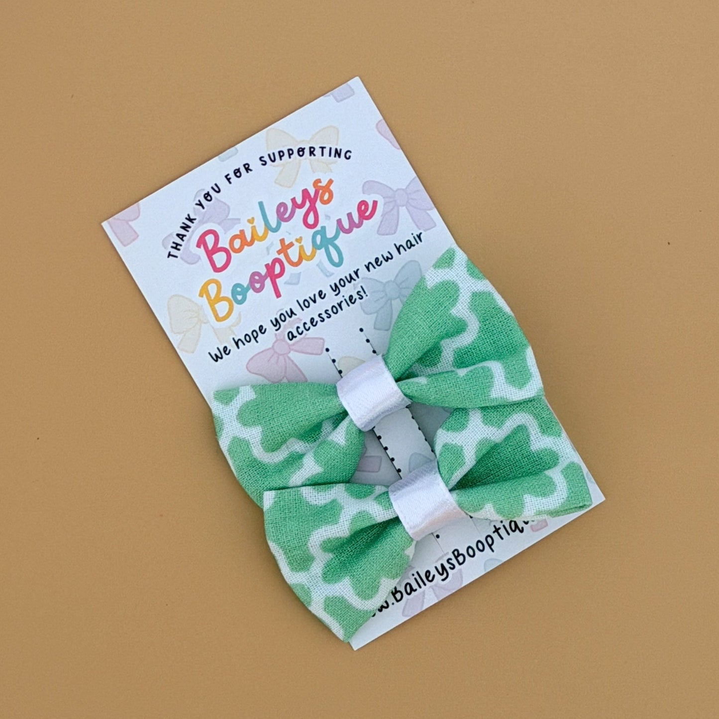 Lucky Meadow Mini Hair Bows